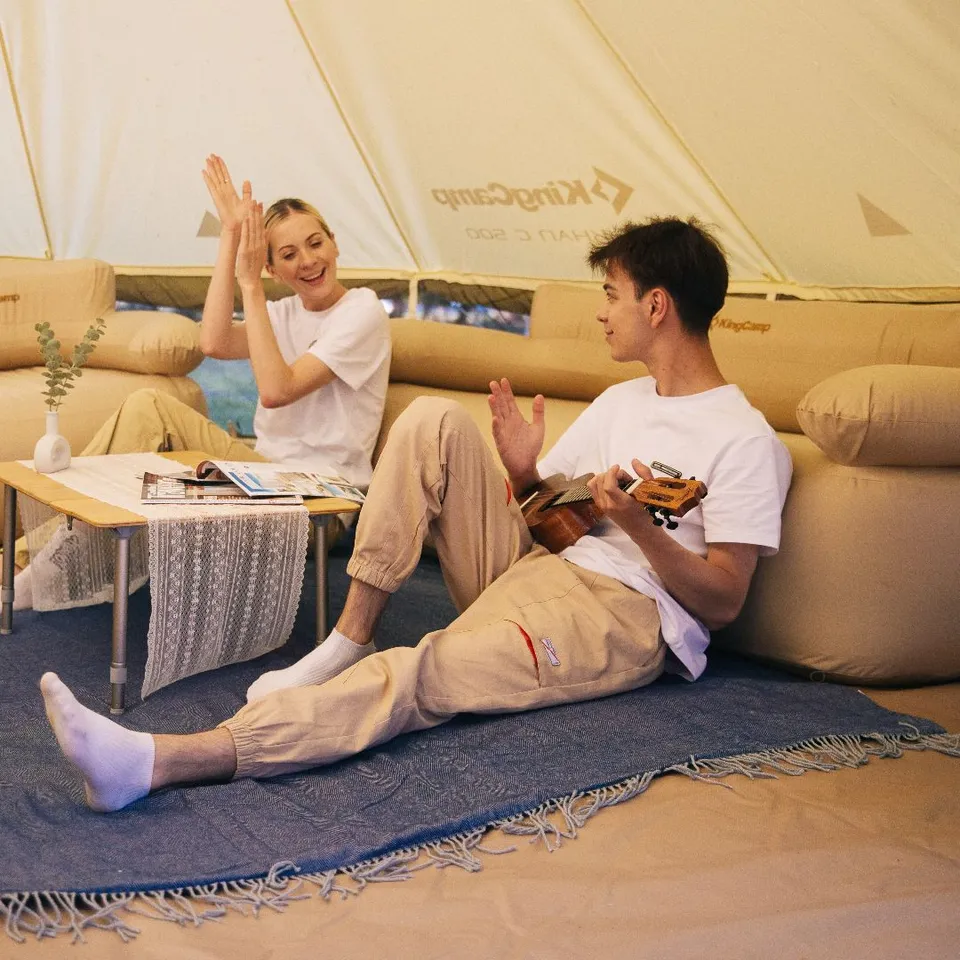 kingcamp-luxury-inflatable-sofa-set-for-two-with-free-blanket image 1