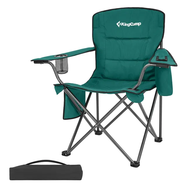 kingcamp-oversized-padded-arm-chair-with-cooler-600d-oxford-fabric-steel-frame image 1