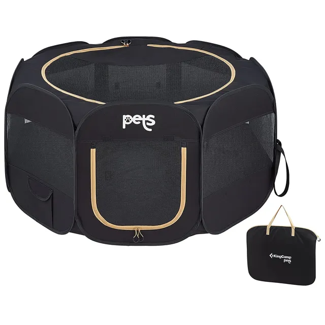 kingcamp-pets-portable-pet-playpen-folding-dog-tent-with-carry-bag image 1