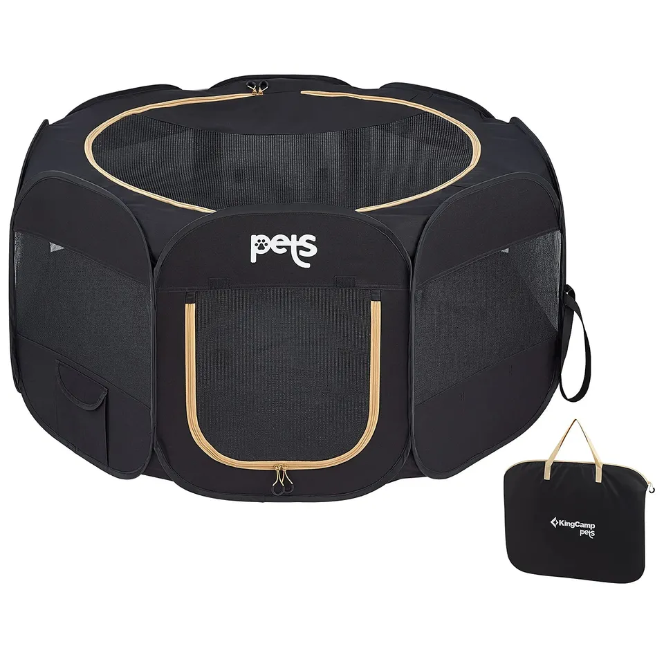 kingcamp-pets-portable-pet-playpen-folding-dog-tent-with-carry-bag image 1