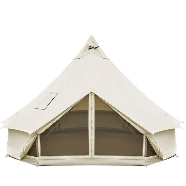 kingcamp-khan-c-400-glamping-cotton-bell-tent-16-4ft-13-2ft image 1
