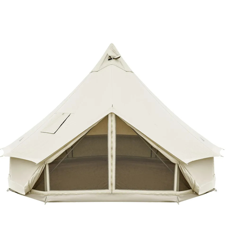 kingcamp-khan-c-400-glamping-cotton-bell-tent-16-4ft-13-2ft image 1
