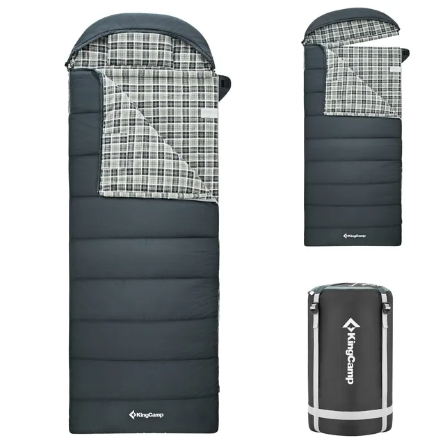 kingcamp-sports-hunter-sleeping-bag-single-or-double-3-season-synthetic-for-camp image 1
