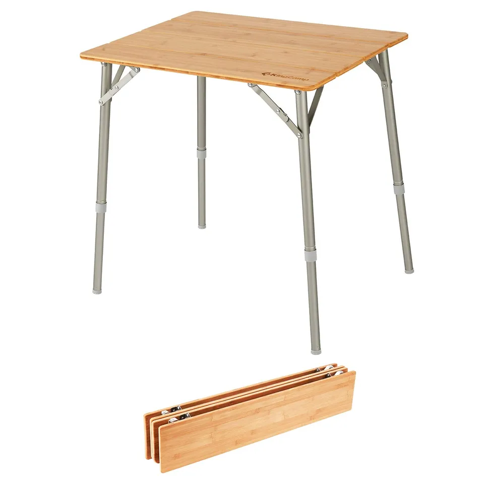 kingcamp-bamboo-4-folds-picnic-table image 1