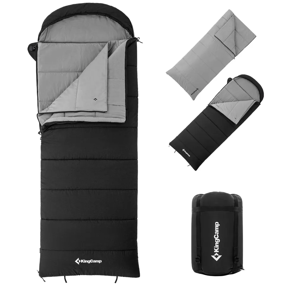 kingcamp-32f-kauai-400-3-in-1-sleeping-bag-envelope-style-with-removable-blanket image 1