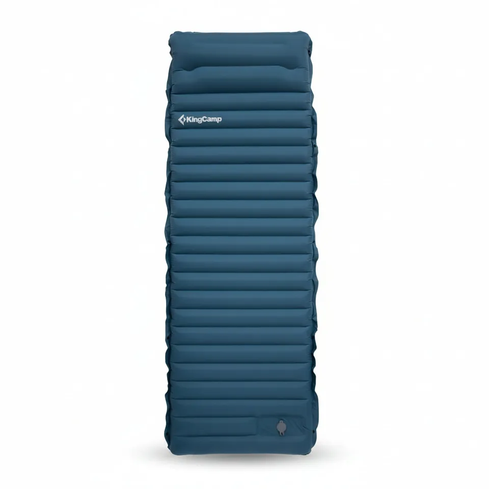 kingcamp-deluxe-10-1-inflatable-mattress-with-foot-pump image 1