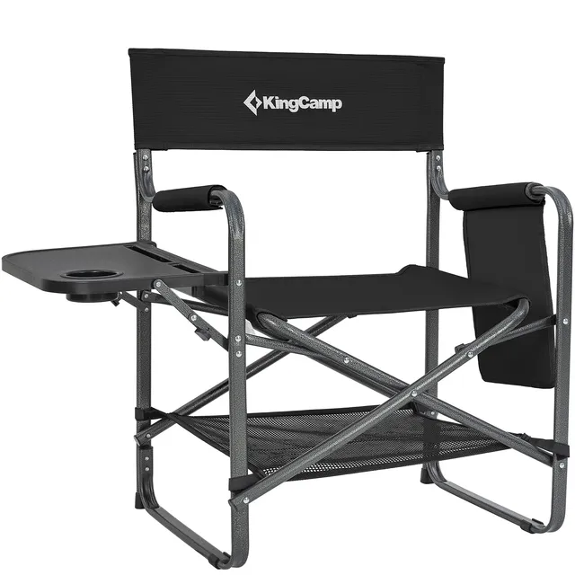 kingcamp-ash-b30-heavy-duty-director-s-chair-with-side-table-300-lbs-capacity-do image 1