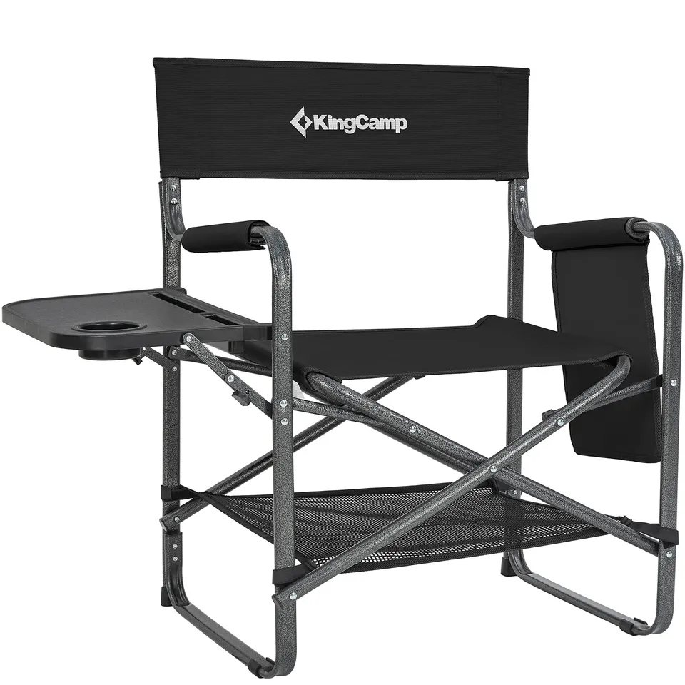 kingcamp-ash-b30-heavy-duty-director-s-chair-with-side-table-300-lbs-capacity-do image 1