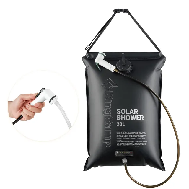 kingcamp-solar-shower-adjustable-hanging-outdoor-shower-20l image 1