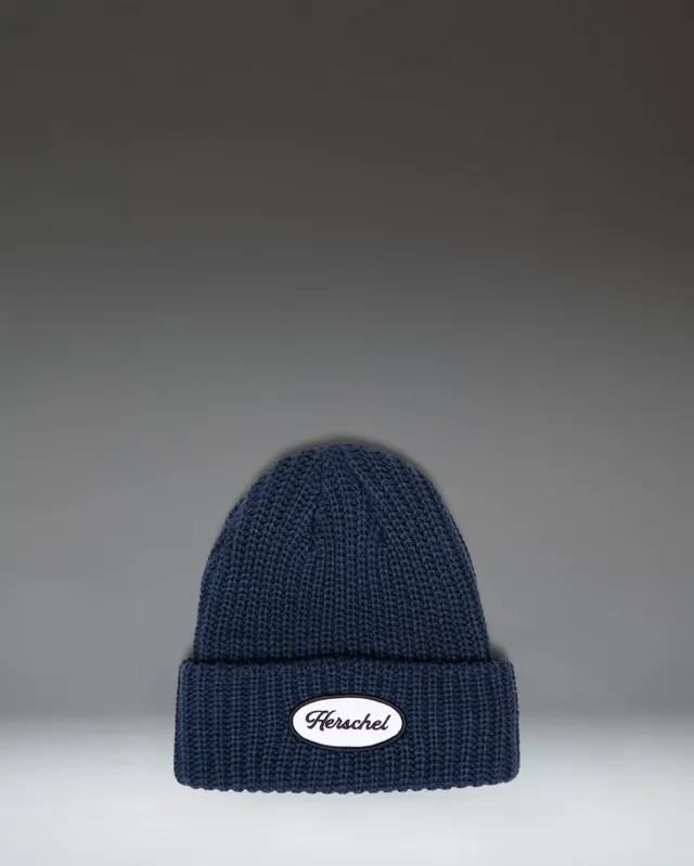 herschel-supply-douglas-station-beanie-chunky-knit-vintage-gas-station-patch image 1