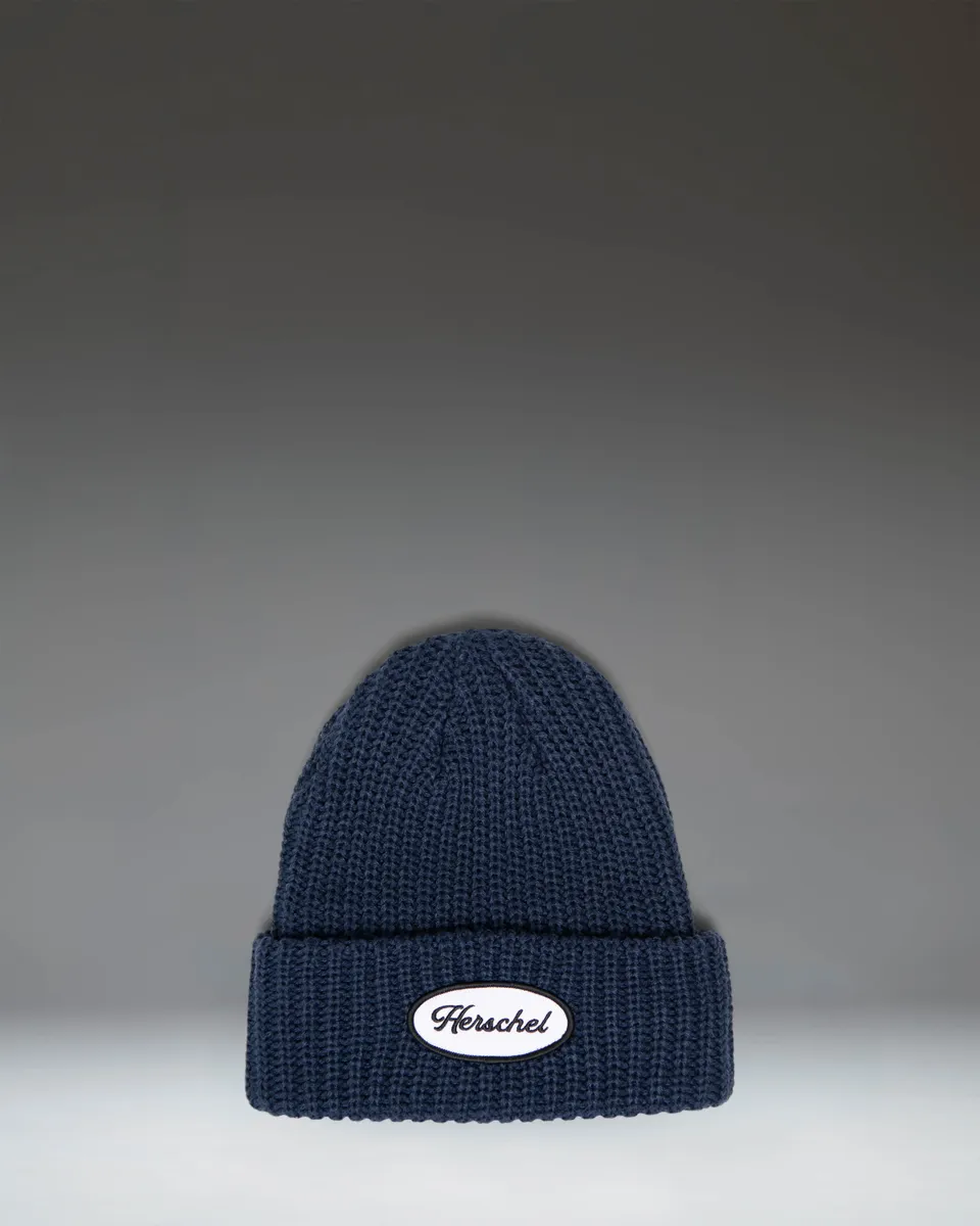 herschel-supply-douglas-station-beanie-chunky-knit-vintage-gas-station-patch image 1