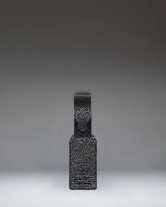herschel-supply-luggage-tag-vegan-leather-pebbled-faux-leather-hidden-id-card image 1
