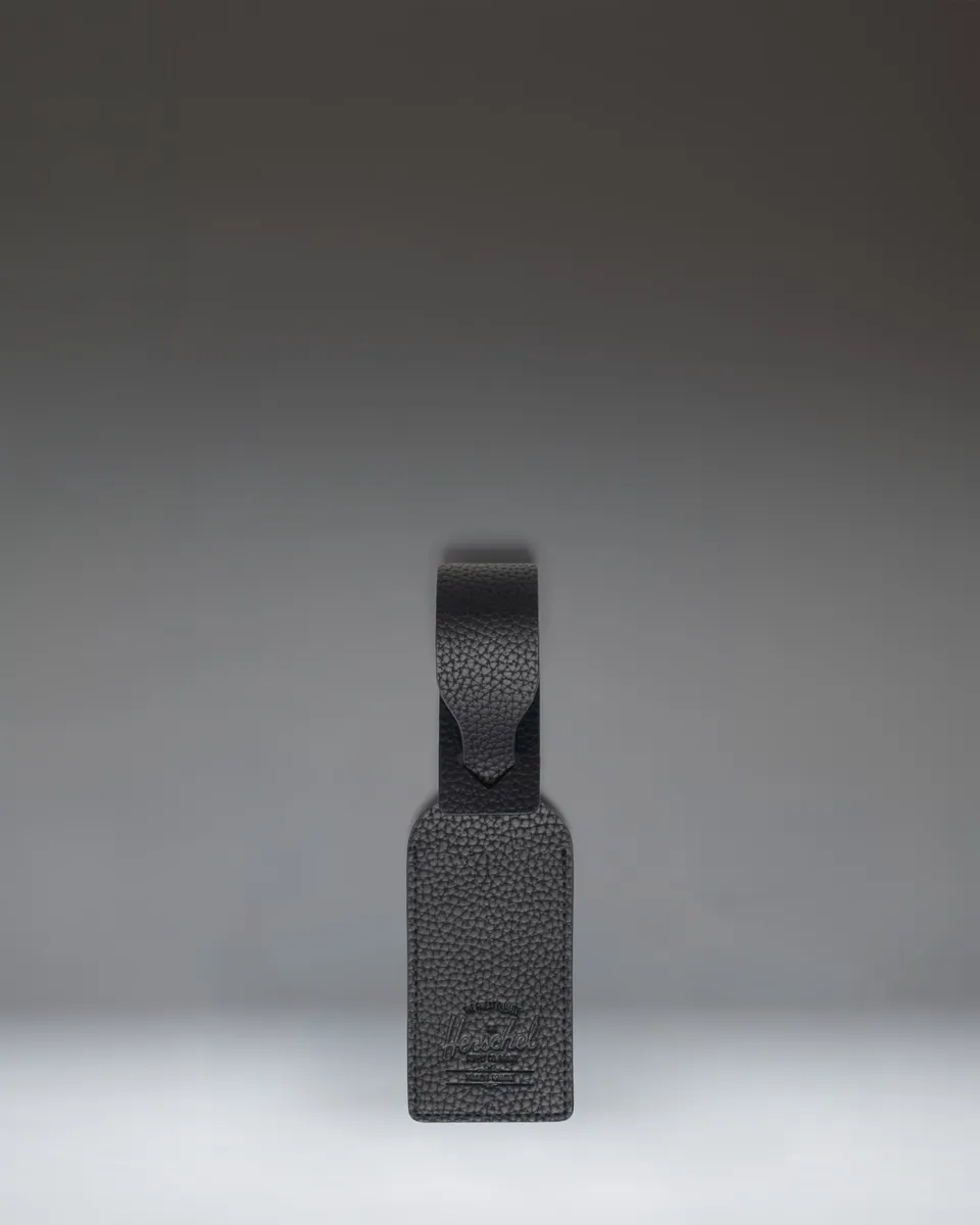 herschel-supply-luggage-tag-vegan-leather-pebbled-faux-leather-hidden-id-card image 1