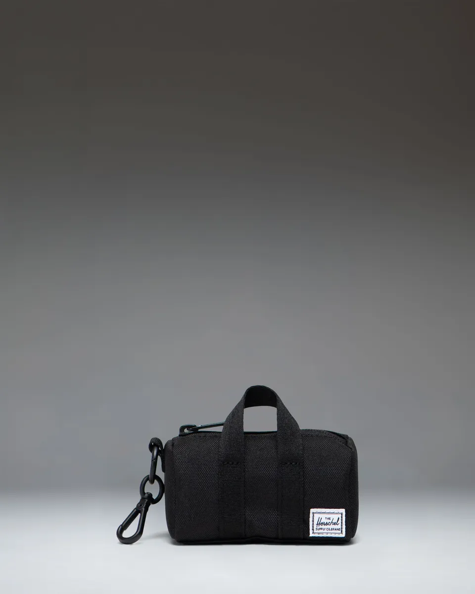 herschel-supply-novel-duffle-bag-charm-mini-duffle-keychain-with-metal-clip-zipp image 1