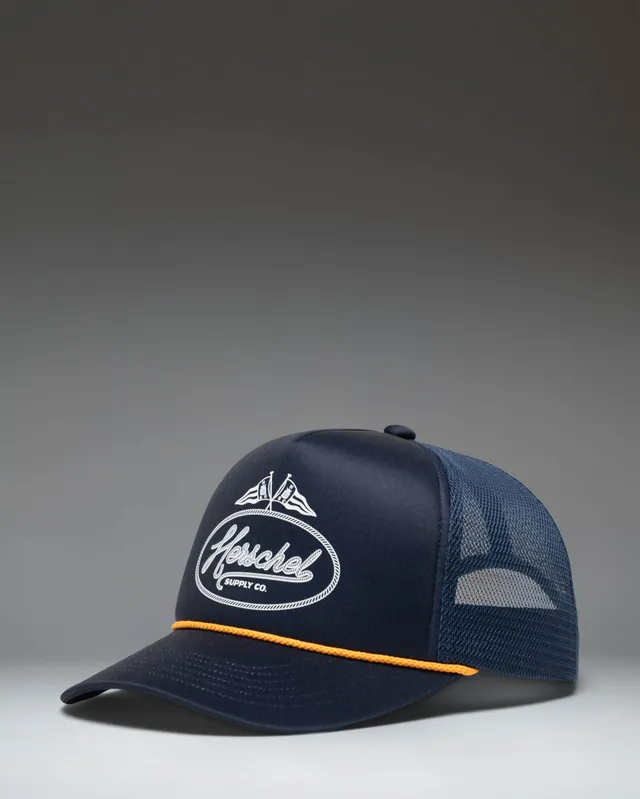 herschel-supply-marina-mesh-yachting-cap-nautical-style-with-braided-rope image 1