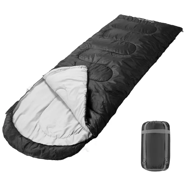 kingcamp-oasis-250-sleeping-bag-44-f-3-season-synthetic-mummy-bag-with-splicable image 1