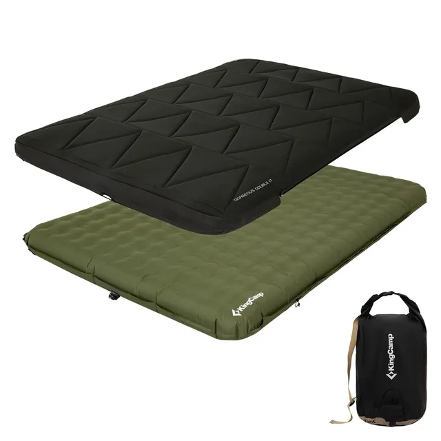 kingcamp-gorgeous-double-17-inflatable-sleeping-pad-with-cover-6-7-ultra-thick-d image 1