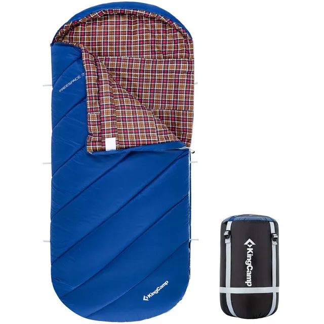 kingcamp-350g-filling-plus-size-3-4-season-navy-sleeping-bag image 1