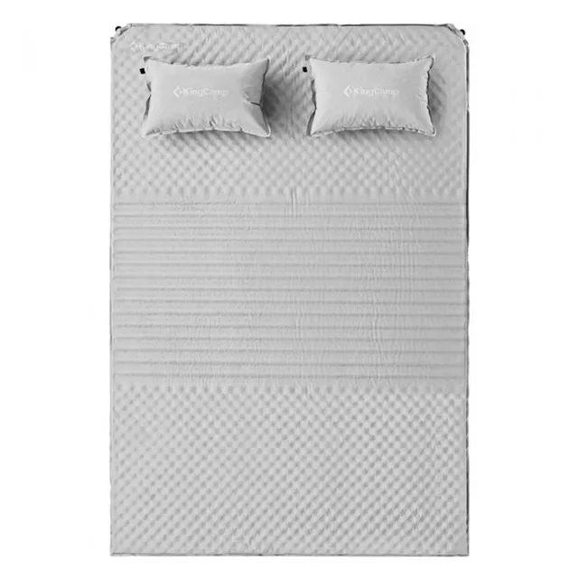 kingcamp-self-inflating-camp-mat-double-wide-insulated-sleeping-pad-for-camping image 1