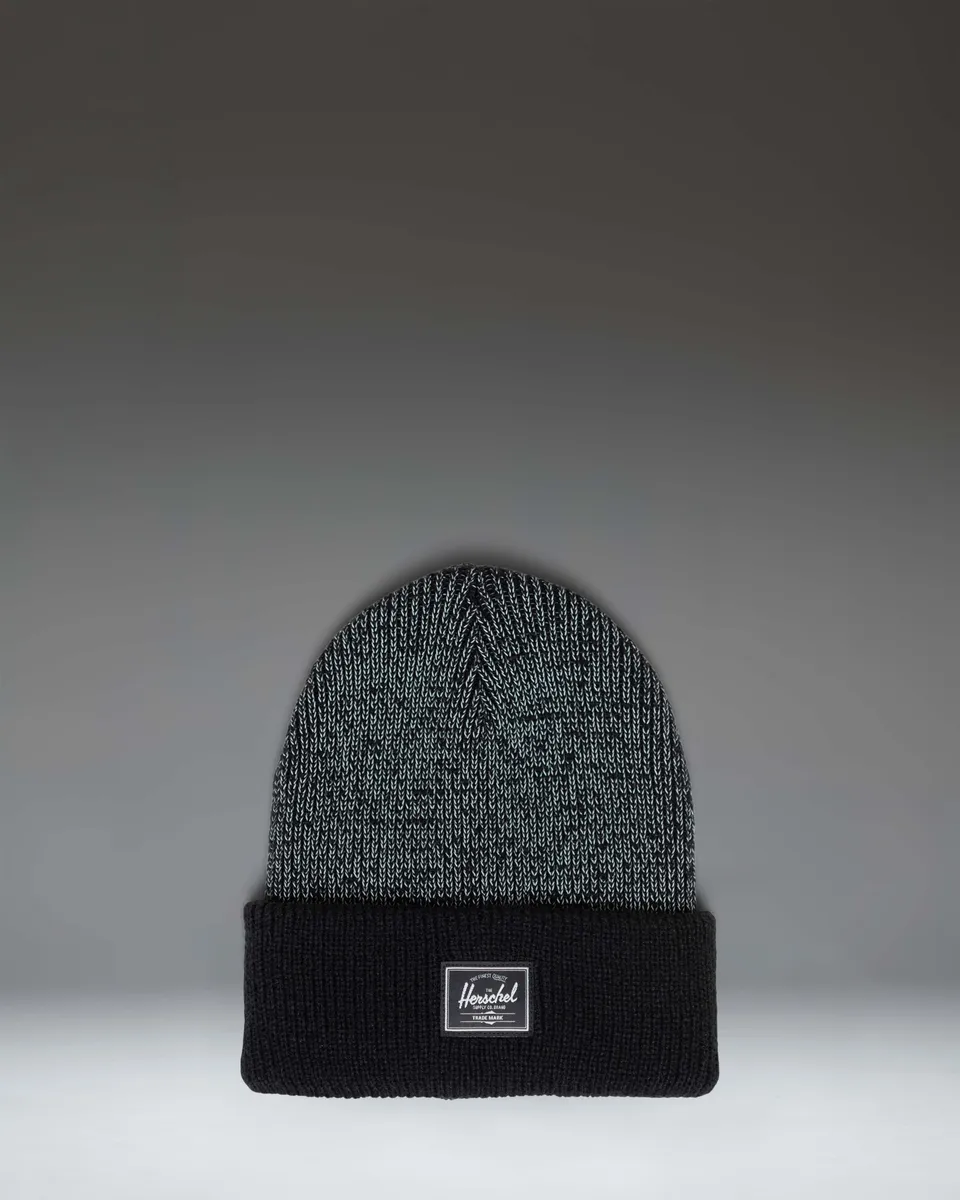 herschel-supply-elmer-reflective-ribbed-beanie image 1