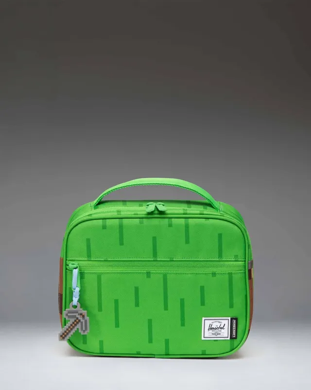 herschel-supply-minecraft-pop-quiz-lunch-box-insulated-easy-clean-front-pocket image 1