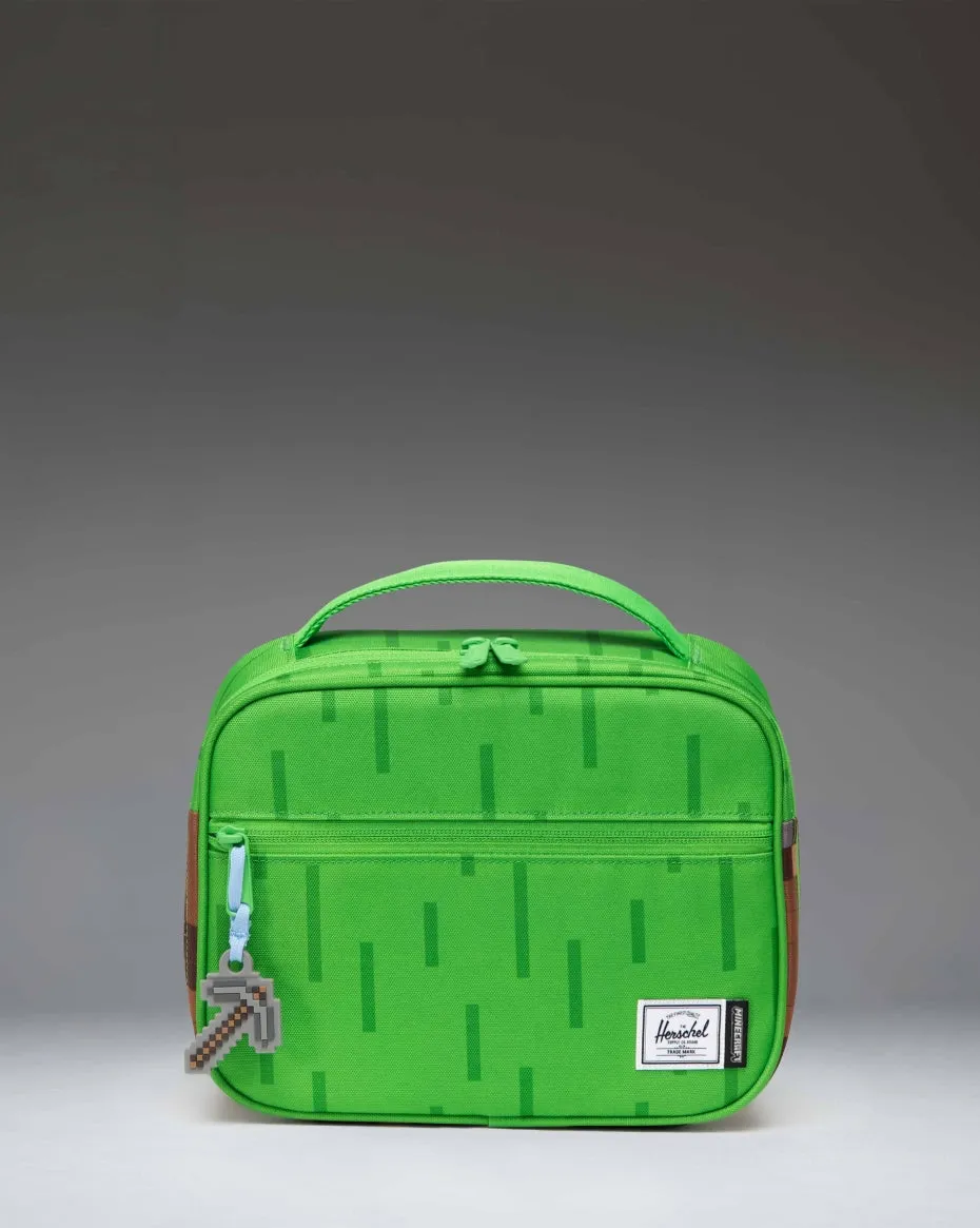 herschel-supply-minecraft-pop-quiz-lunch-box-insulated-easy-clean-front-pocket image 1