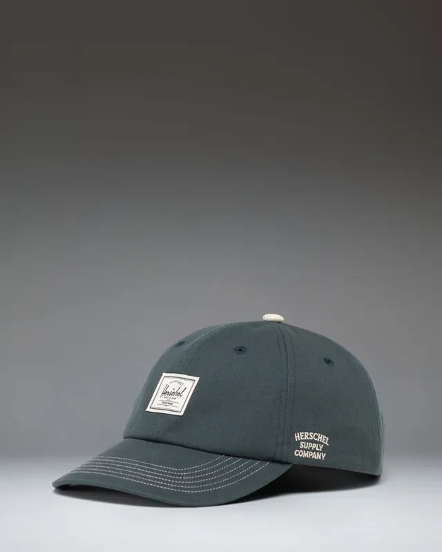 herschel-supply-sylas-premium-cap-leather-strapback-cotton-twill-adjustable-fit image 1