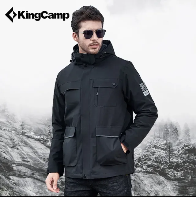 kingcamp-3-in-1-down-outdoor-jacket-for-men image 1