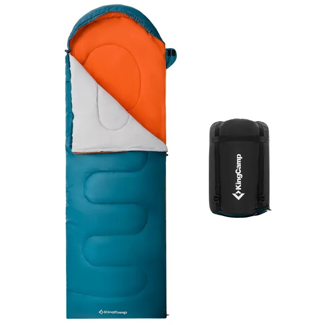 kingcamp-tigris-250-sleeping-bag-envelope-with-hood image 1