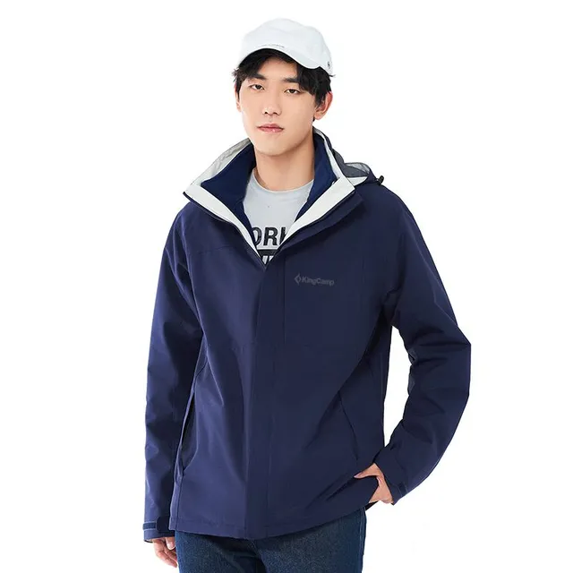 kingcamp-men-s-hooded-windproof-windbreaker-jacket-100-polyester-packable image 1