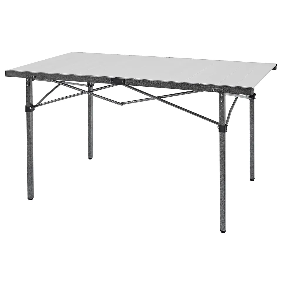 kingcamp-granite-aluminum-folding-table-for-4-6-person-53x27-inches image 1