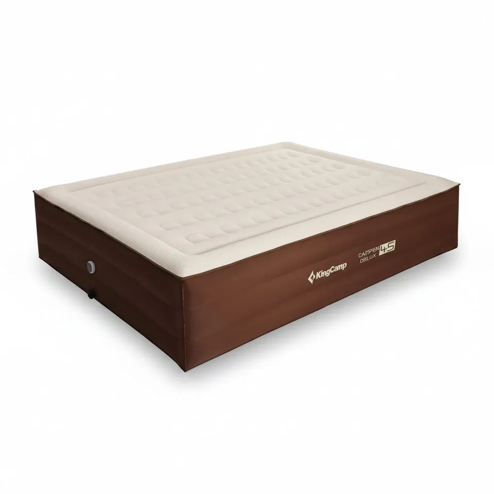 kingcamp-camper-delux-45-queen-air-mattress-with-built-in-pump image 1