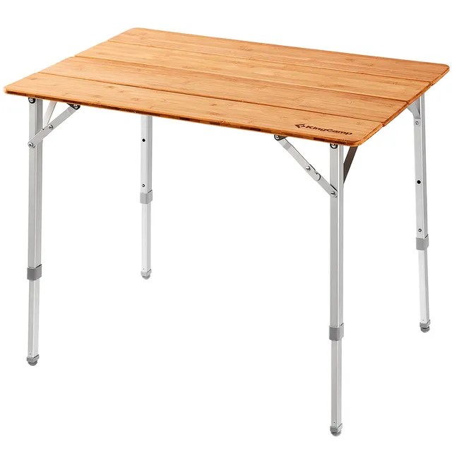kingcamp-4-folds-portable-bamboo-table-25x19 image 1