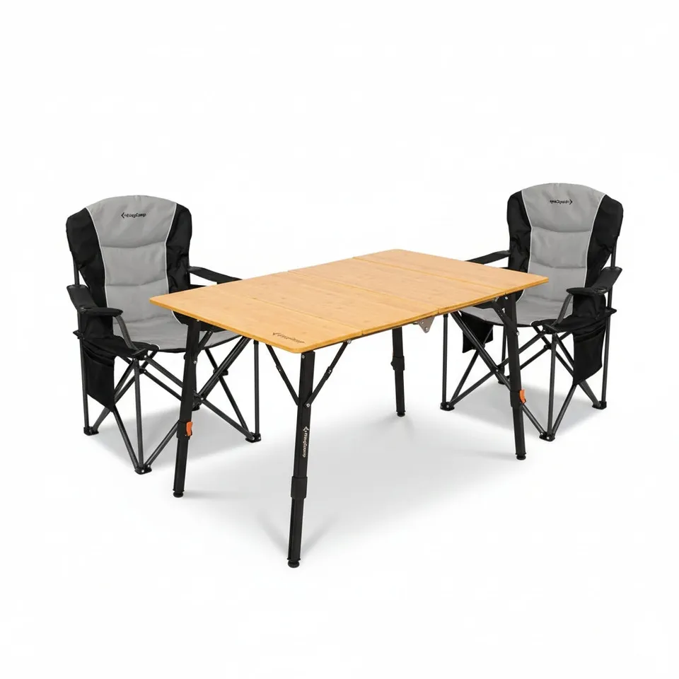 kingcamp-outdoor-table-and-chairs-bundle image 1