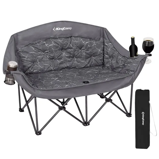 kingcamp-volcapetra-loveseat-double-seat-chair-padded-camping-chair-for-two image 1
