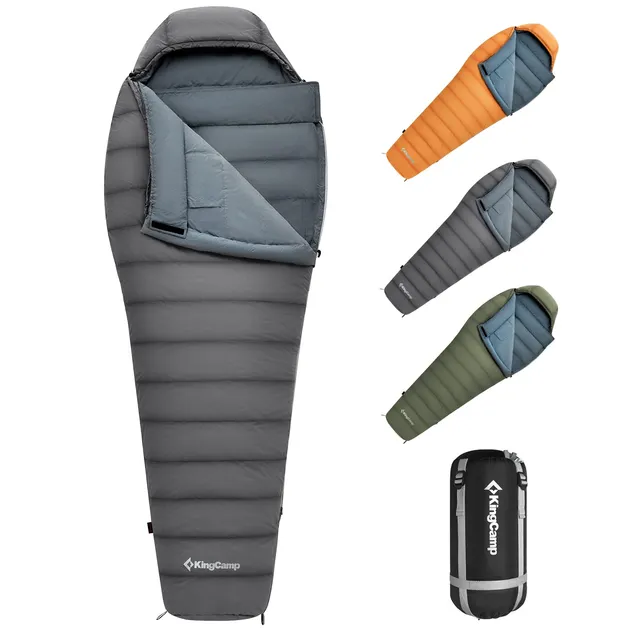 kingcamp-protector-400-down-mummy-sleeping-bag-3-season-lightweight-2-6-lbs image 1