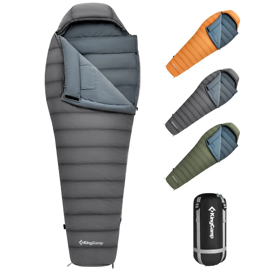 kingcamp-protector-400-down-mummy-sleeping-bag-3-season-lightweight-2-6-lbs image 1