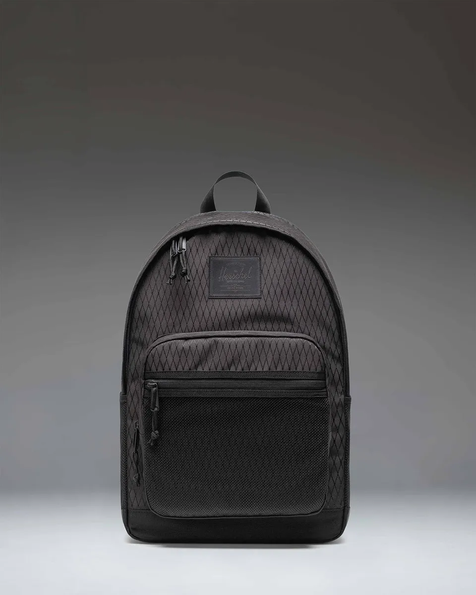 herschel-supply-kaine-backpack-rounded-top-padded-straps-dual-front-pockets image 1