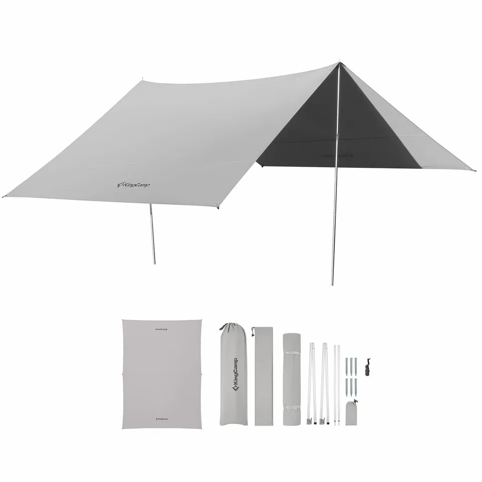 kingcamp-khan-palace-plus-tent-tarp-15-wind-resistant-t-c-fabric-canopy image 1