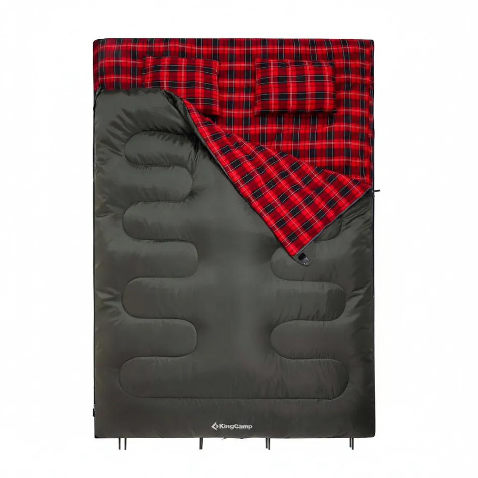 kingcamp-snowflake-300d-double-flannel-sleeping-bag image 1
