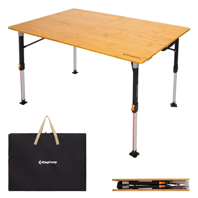 kingcamp-bamboo-folding-camping-table-pro image 1