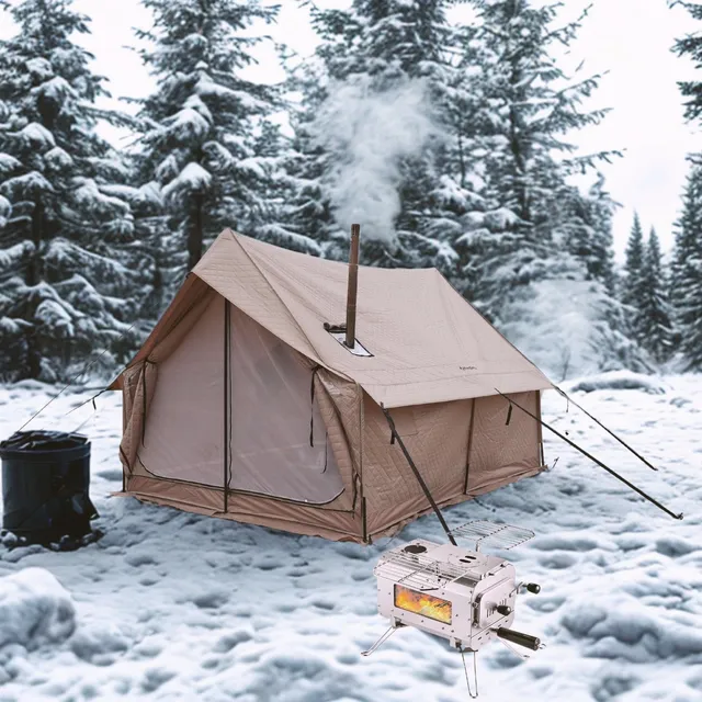kingcamp-winter-camping-bundle-with-insulated-quilted-tent-and-stove image 1