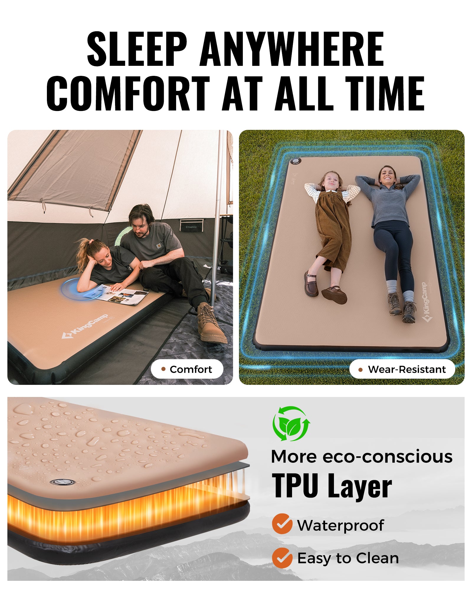 kingcamp-flexi-rest-8-0-duo-tpu-air-sleeping-pad-double-compact-eco-friendly image 7
