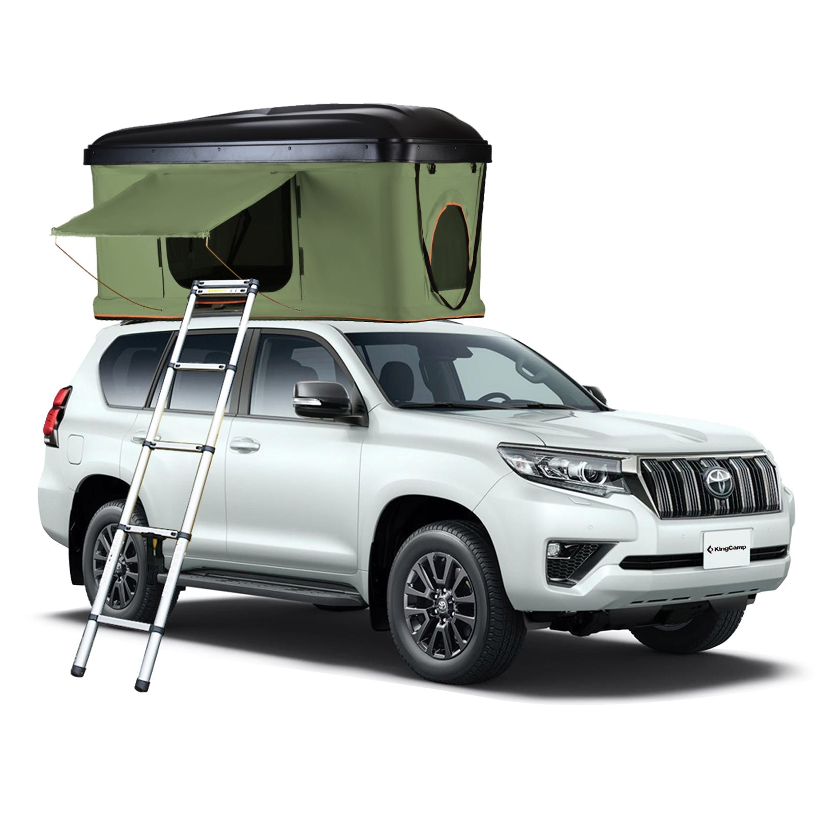 kingcamp-2-person-hard-shell-rooftop-tent-pre-assembled-with-sunshade-mesh image 5