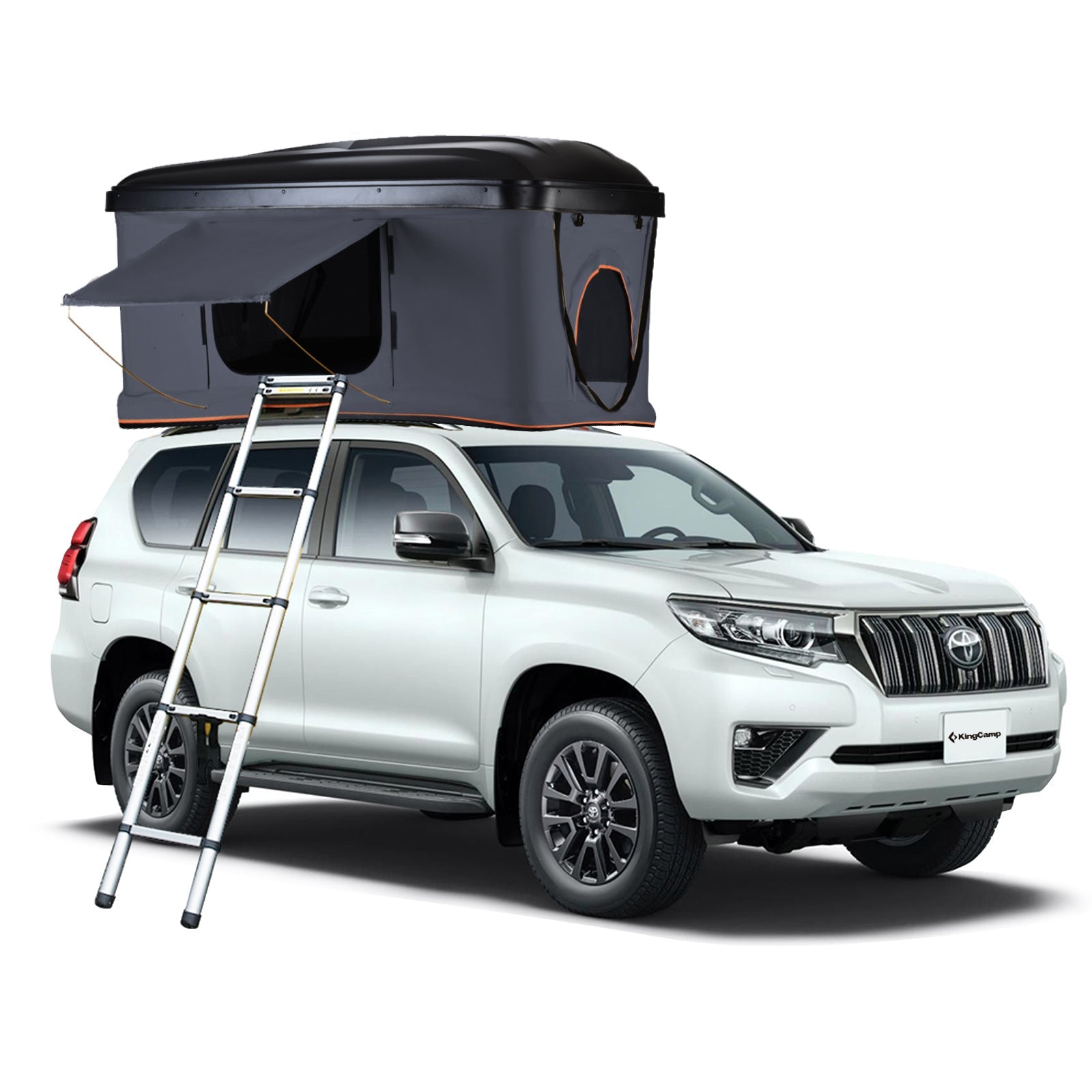kingcamp-2-person-hard-shell-rooftop-tent-pre-assembled-with-sunshade-mesh image 3