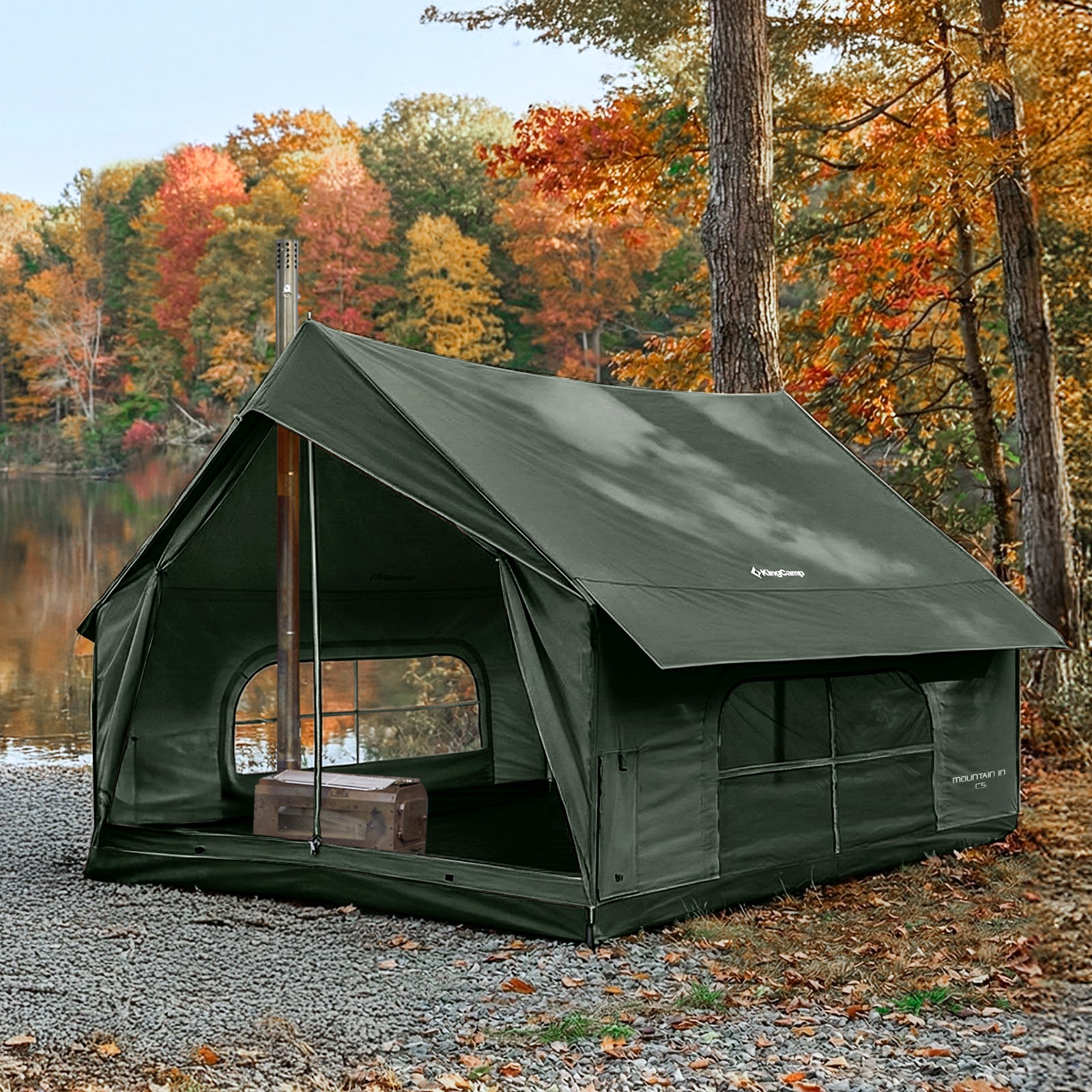 kingcamp-mountain-in-c5-cabin-tent-with-stove-jack-ac-port-5-person-4-season image 2