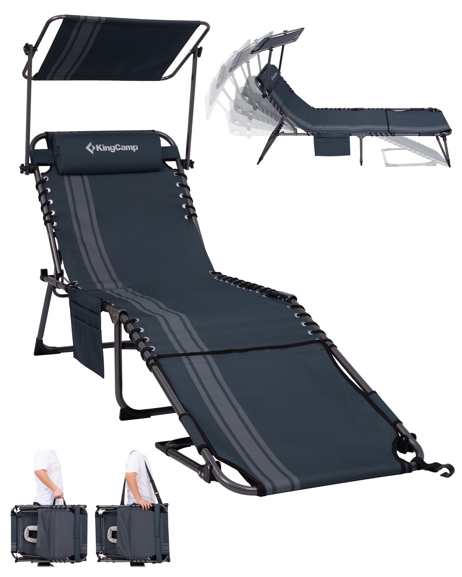 kingcamp-magnolia-b30-backpack-chaise-lounge-adjustable-canopy-face-hole-for-bea image 4