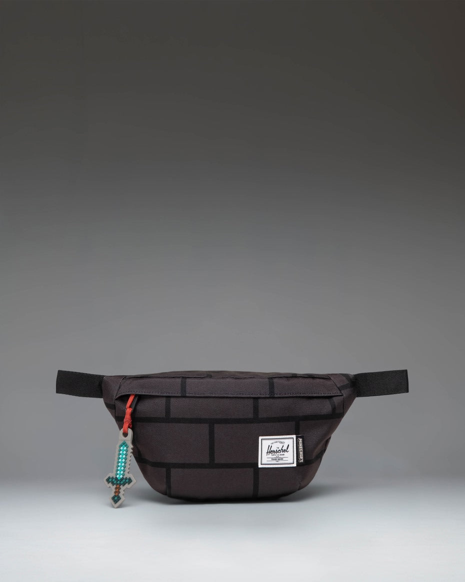 herschel-supply-minecraft-classic-hip-pack-custom-minecraft-print-compact-crossb image 2