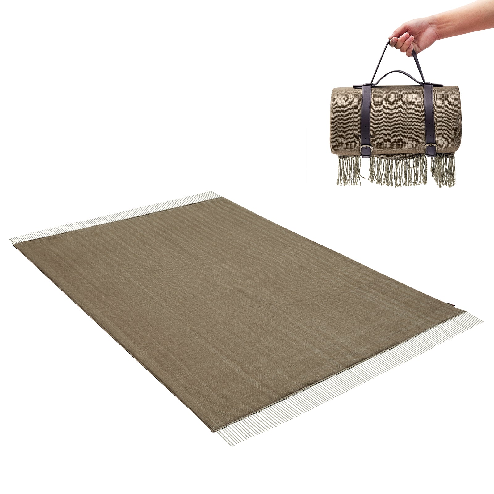 kingcamp-extra-large-outdoor-camping-blanket-3-layer-picnic-beach-blanket image 8