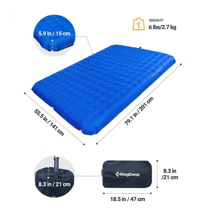 kingcamp-double-air-pad-inflatable-cushion image 2